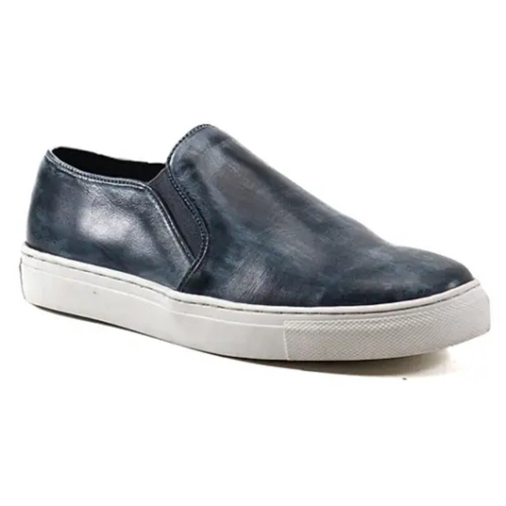 Diba True Pick A Daisy sneaker slide on shoe blue‎ black marble slides tracker